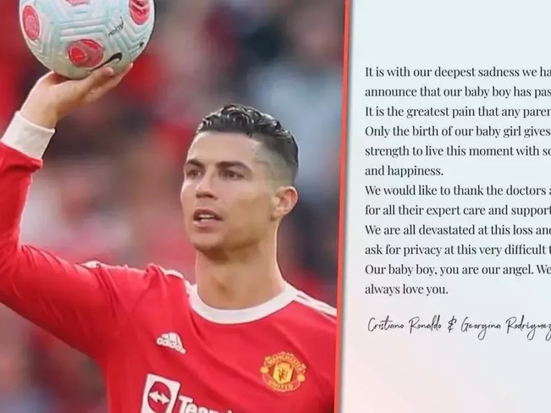 Murió uno de los gemelos de Cristiano Ronaldo y Georgina Rodríguez
