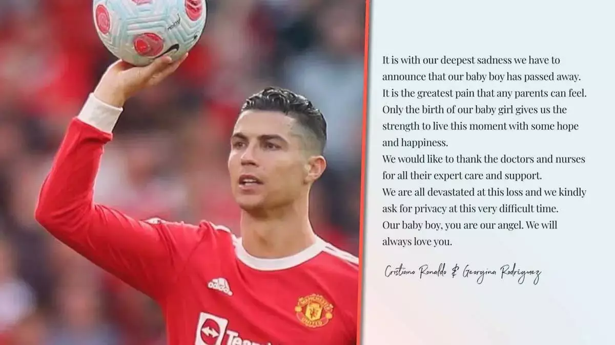 Murió uno de los gemelos de Cristiano Ronaldo y Georgina Rodríguez
