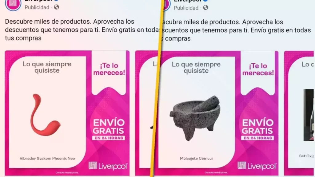 Vibradores y molcajetes de Liverpool