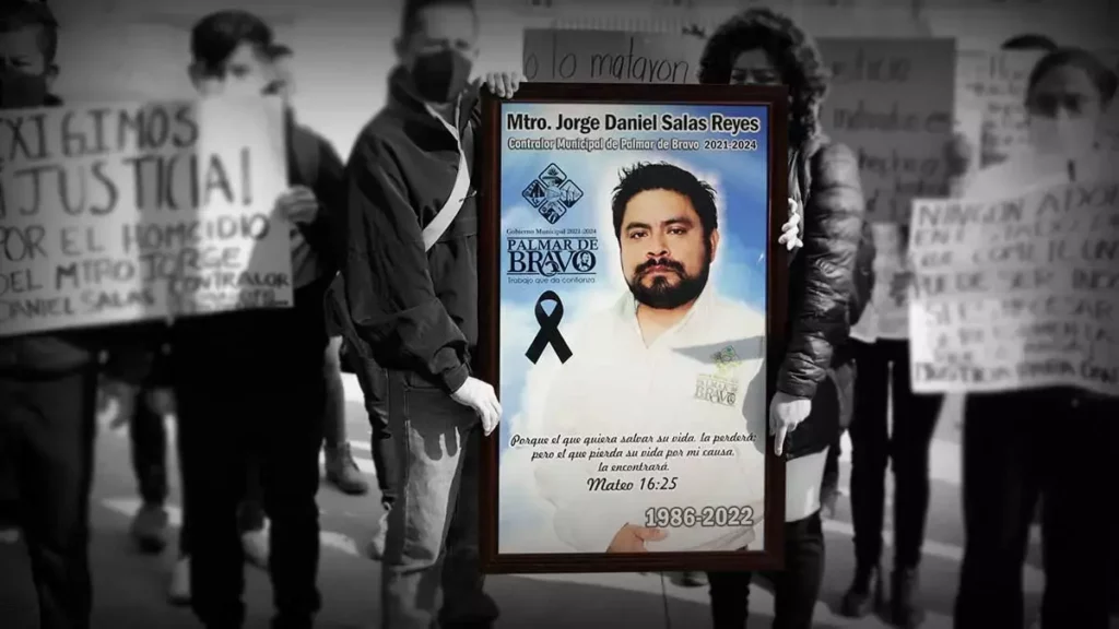Manifestación para exigir justicia por la muerte del Jorge Daniel.