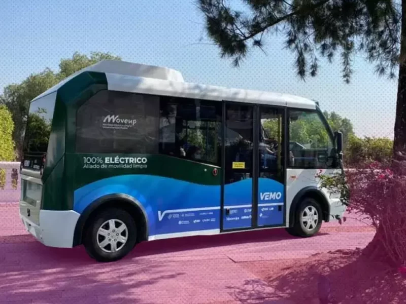 Este es el minibús eléctrico para universitarios de Puebla
