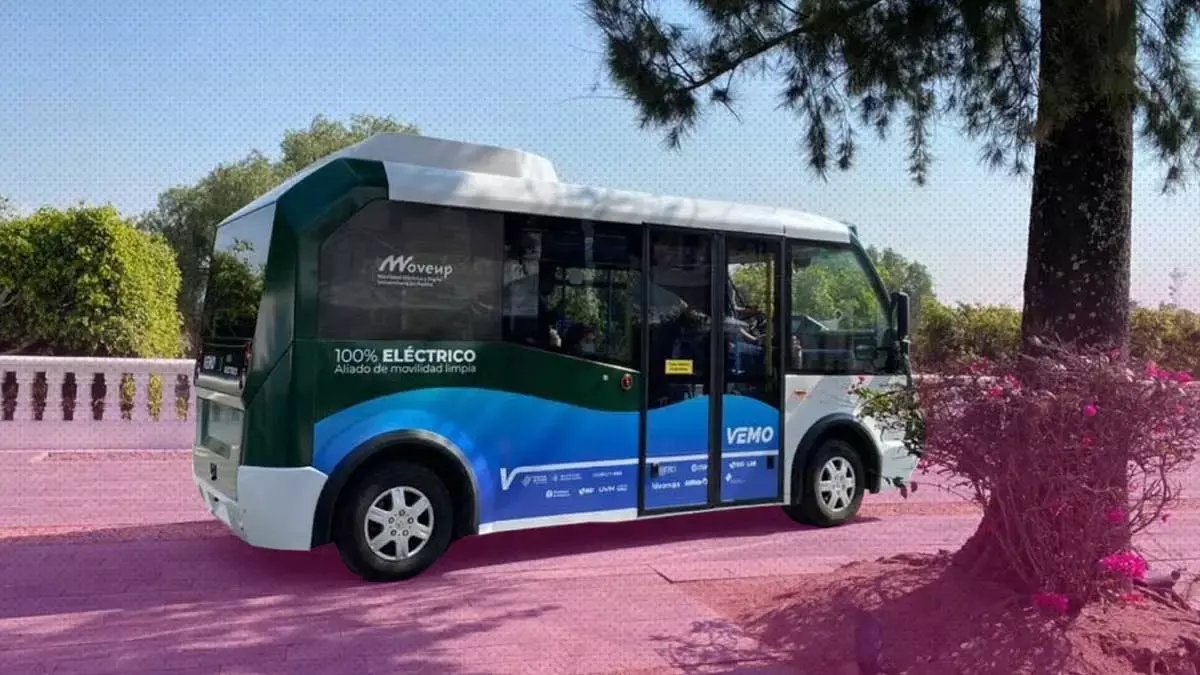 Este es el minibús eléctrico para universitarios de Puebla