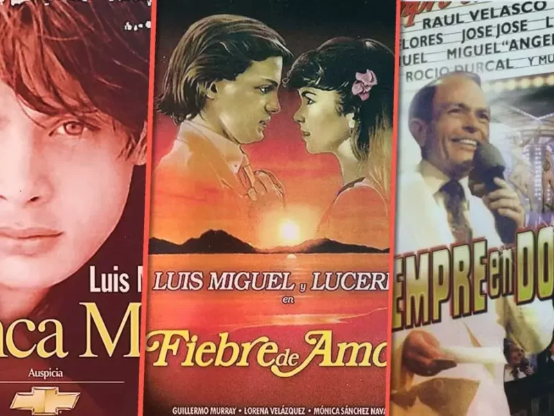 Las tres películas que protagonizó Luis Miguel