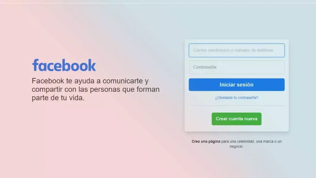 Tienes problemas para iniciar sesión en Facebook