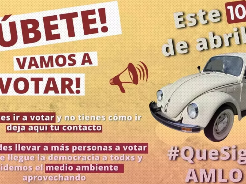 Convocan descaradamente a acarreo para la Revocación de Mandato