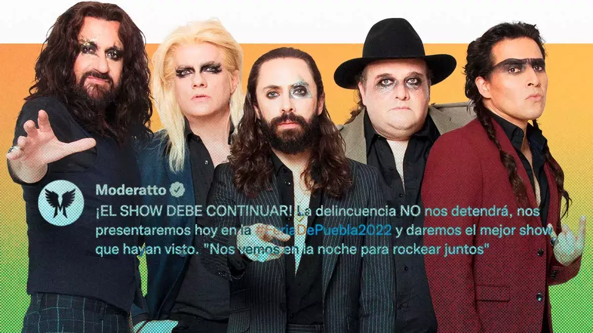 Moderatto sí se presentará en la Feria de Puebla.