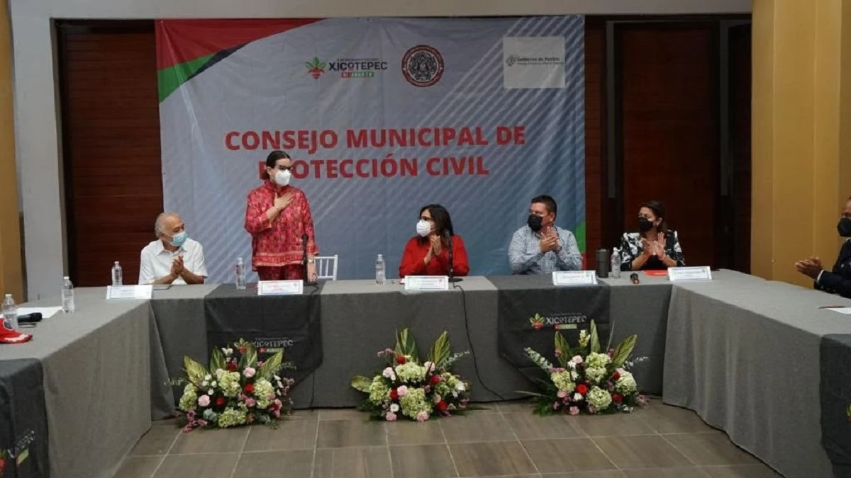 Inauguración del cuerpo de Protección Civil en Xicotepec.