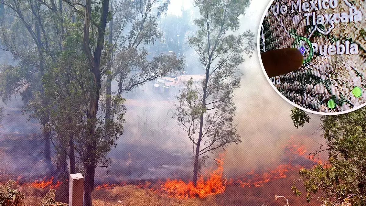 Puebla es el cuarto estado con más incendios forestales