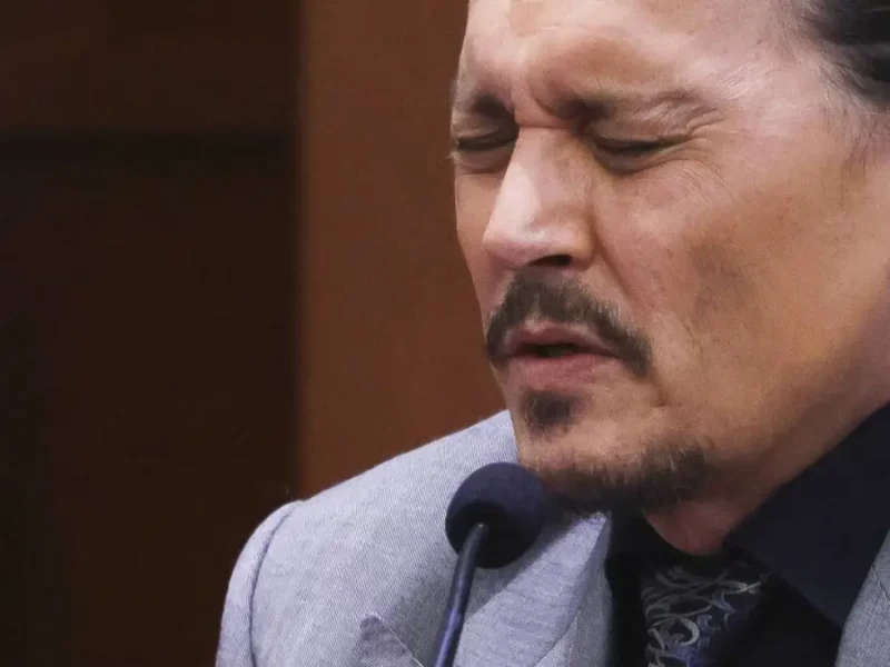 Johnny Depp, actor y productor estadounidense.