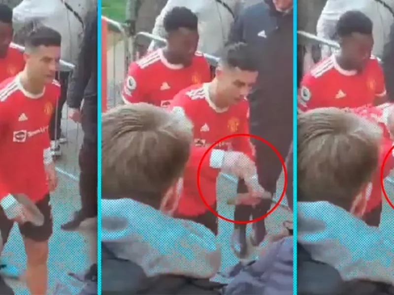 Cristiano Ronaldo le pega a niño autista.