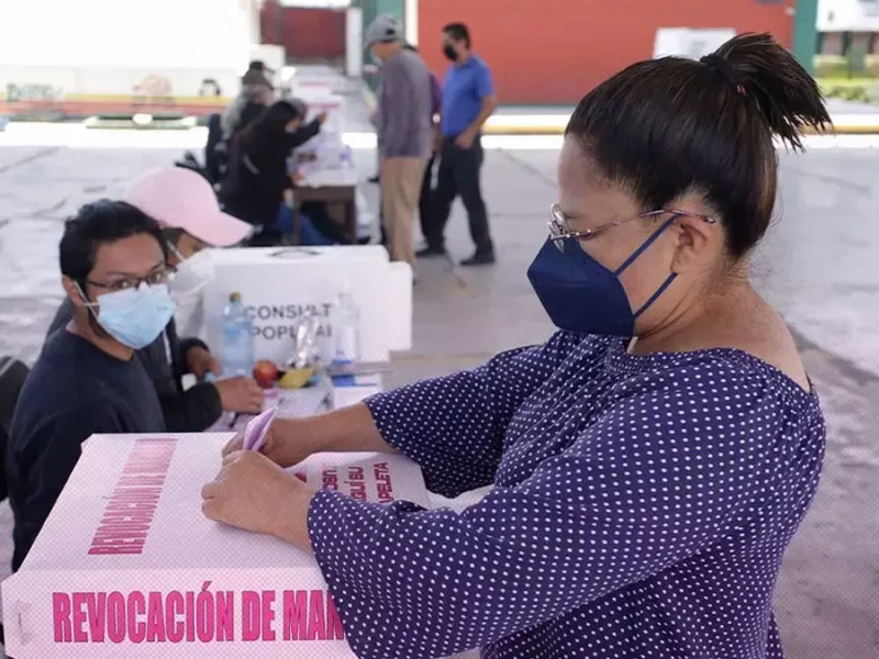 Suman 46 incidencias durante la consulta de Revocación de Mandato