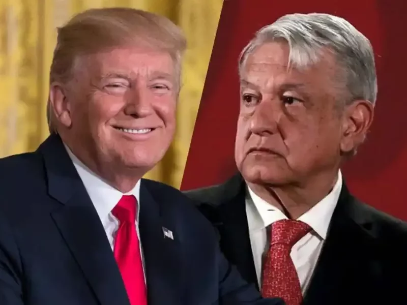 Donald Trump y Andrés Manuel López Obrador.