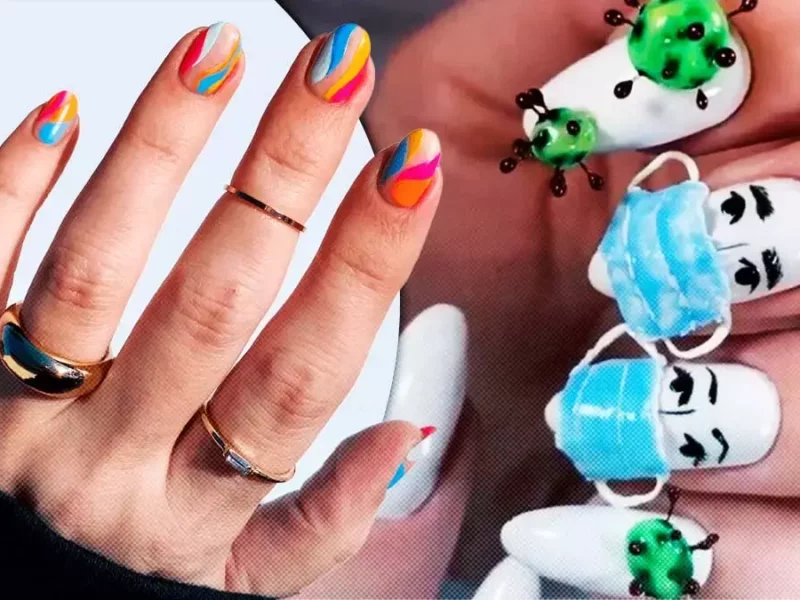 Uñas de colores para vacaciones de Semana Santa