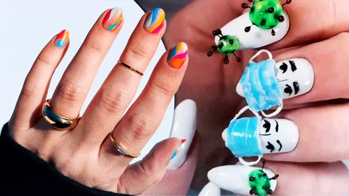 Uñas de colores para vacaciones de Semana Santa