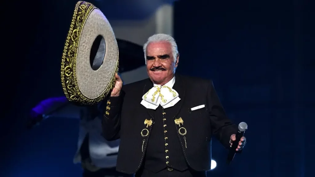 Vicente Fernández, cantante mexicano.