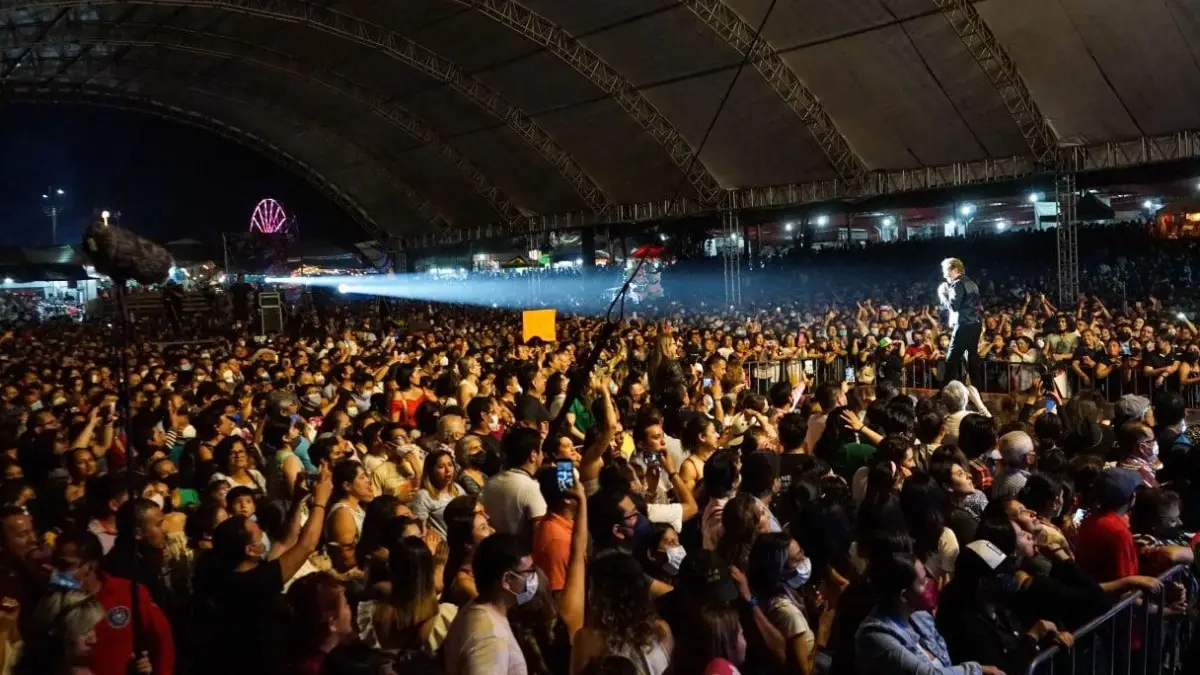 Emmanuel en la Feria de Xicotepec 2022.