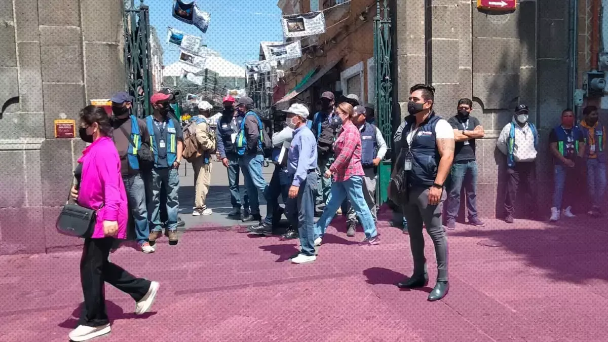 Ambulantes en Puebla capital.