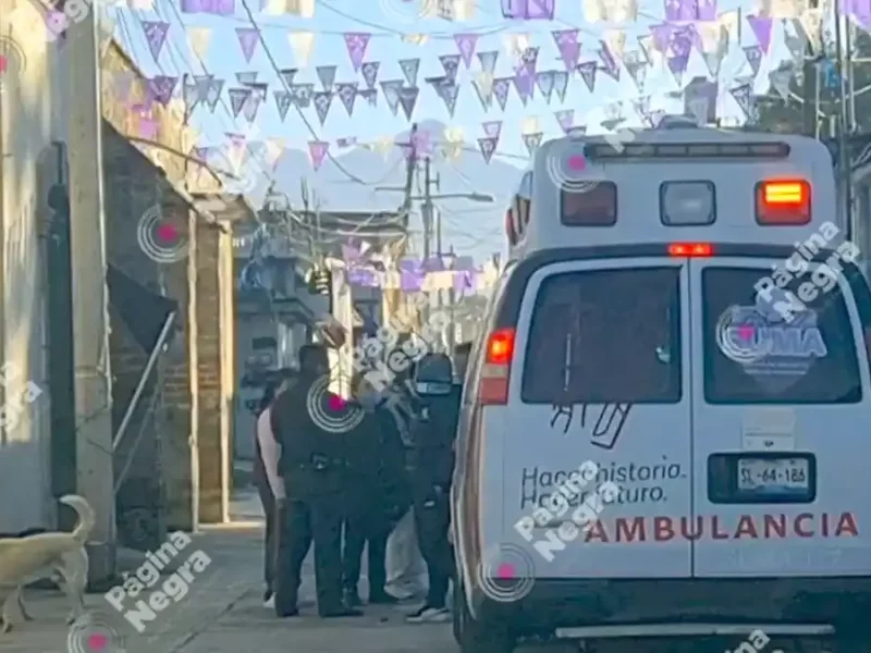 Balean a dos hombres en Xonacatepec.