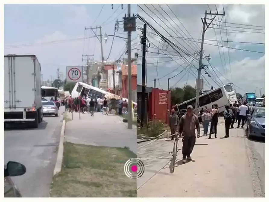 Accidente en Amozoc.
