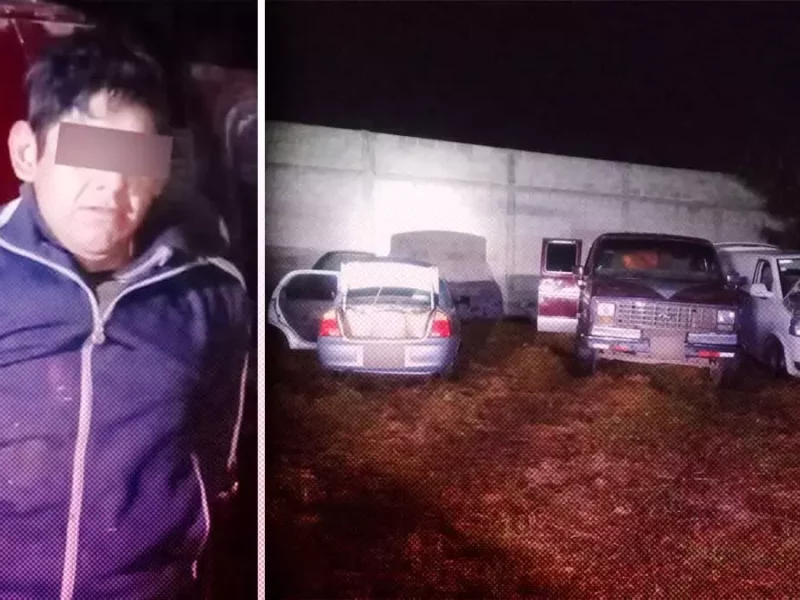Integrante de “El Moquito” fue detenido en Ahuazotepec.