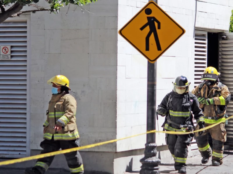 Fuga de gas en centro comercial.
