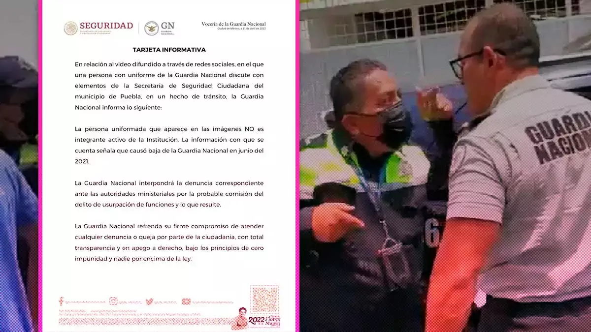 Emite comunicado Guardia Nacional tras video de Cristian Varela Parraguirre.