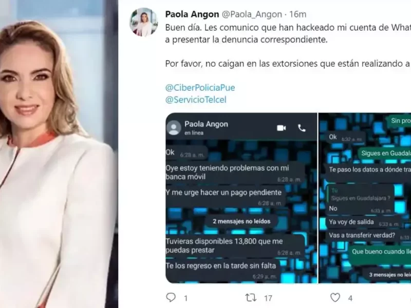 Paola Angon, alcaldesa de San Pedro Cholula.