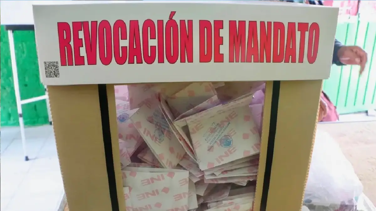 Participó en la consulta de revocación de mandato