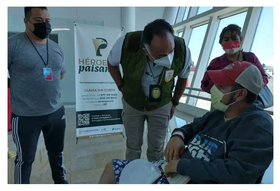 El traslado se realizó dentro del Programa de Repatriación Humanitaria.