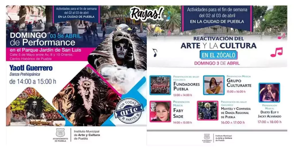 Estas son las actividades fin de semana en Puebla