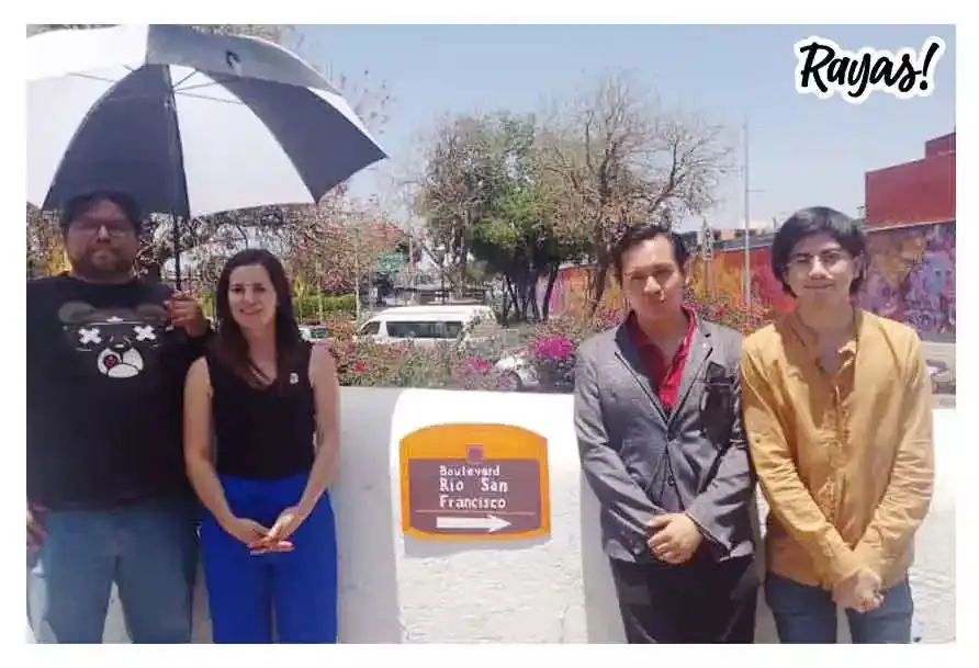 Develan Placa en Boulevard 5 de Mayo
