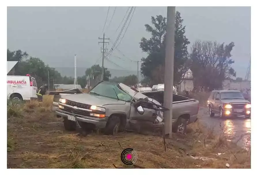accidente deja un muerto y dos heridos en Huixcolotla
