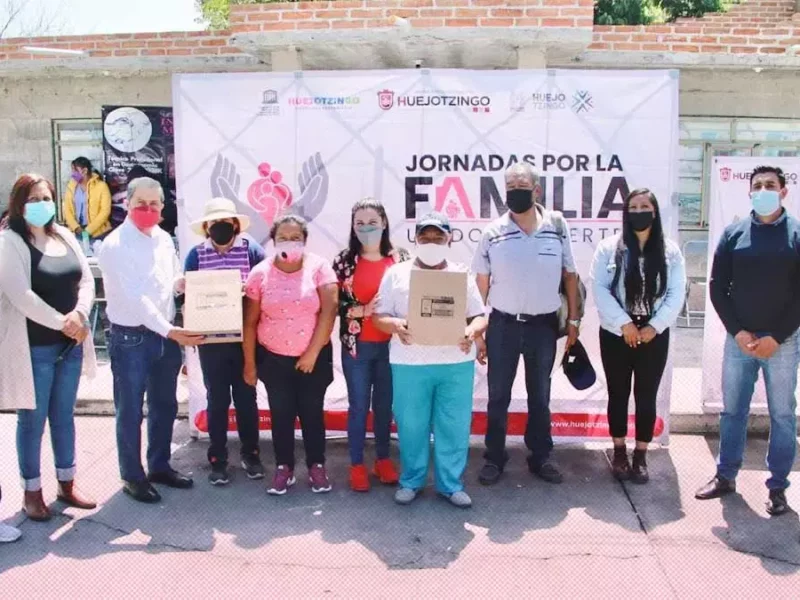 Habilitan Jornada para la Familia en Huejotzingo.