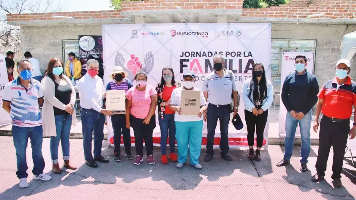 Habilitan Jornada para la Familia en Huejotzingo.