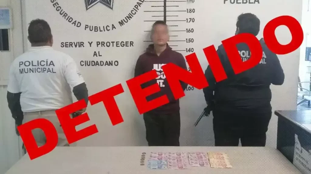 Detenido por robar un Oxxo.