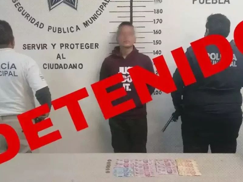 Detenido por robar un Oxxo.