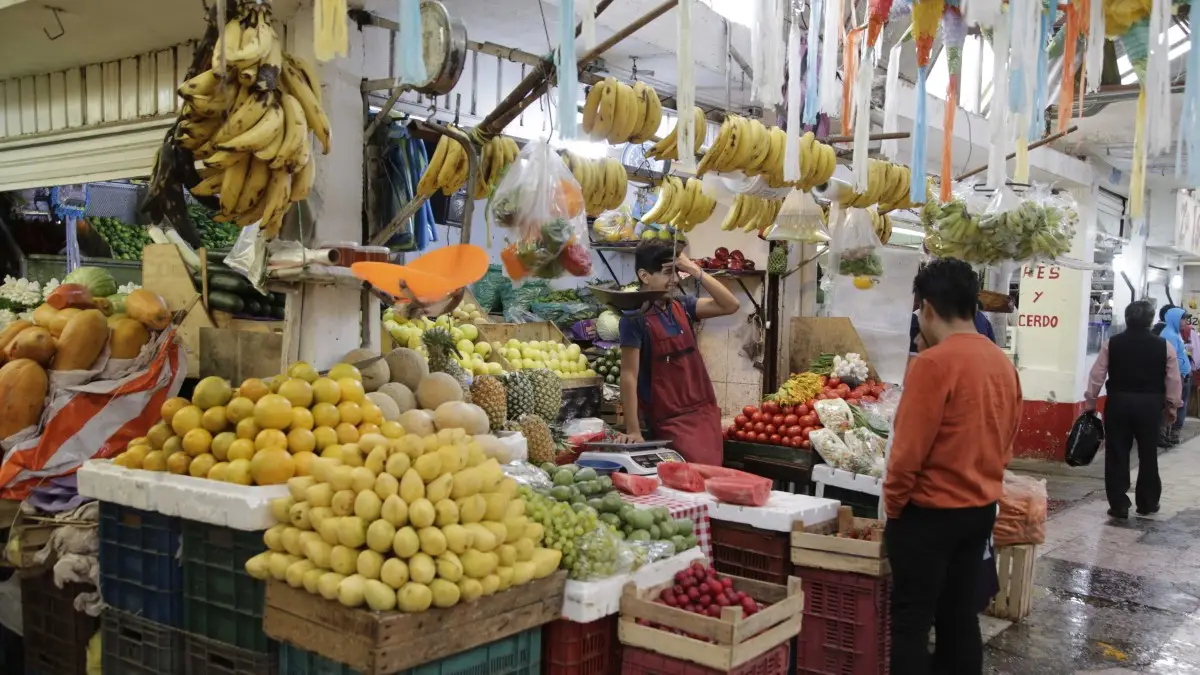 Mercado Amalucan de Puebla.