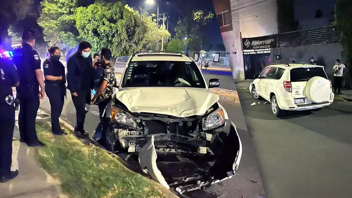 Motociclista atropellado en San Manuel.