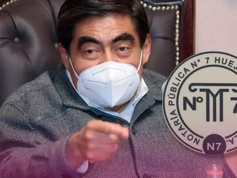 Miguel Barbosa, gobernador de Puebla.