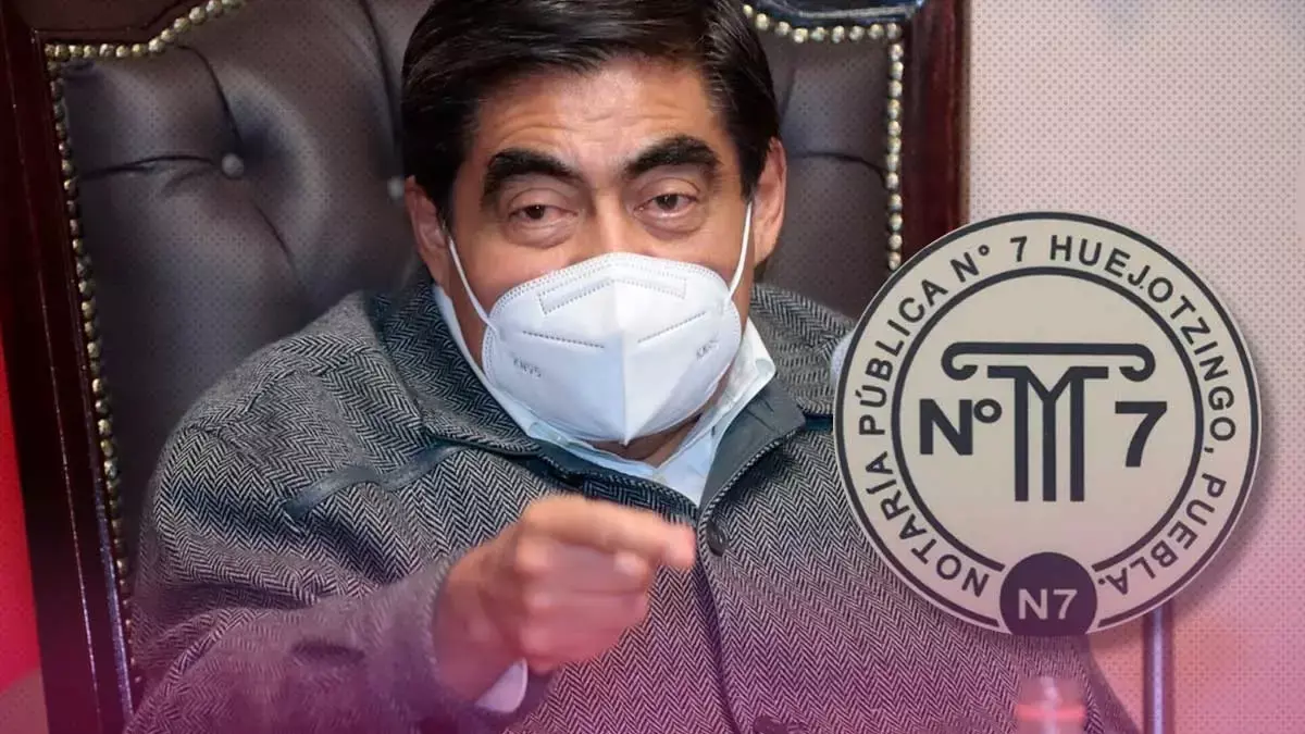 Miguel Barbosa, gobernador de Puebla.