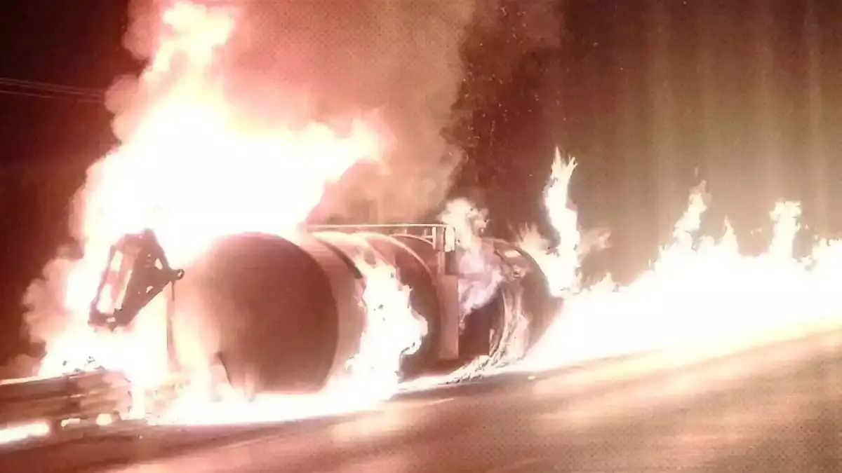 Accidente en la autopista Puebla-Orizaba.