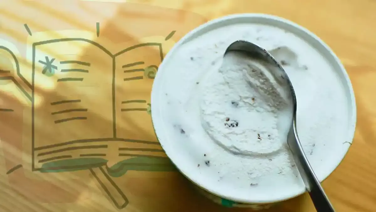 Helado casero.