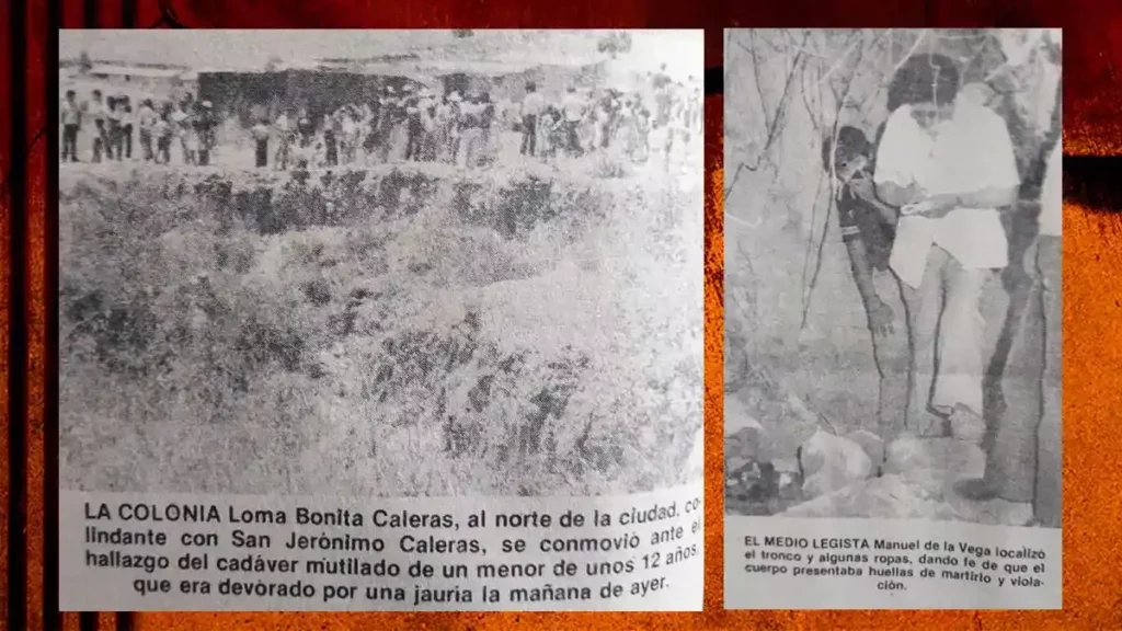 Encuentran en abril de 1984 un cráneo de un niño la colonia Loma Bonita