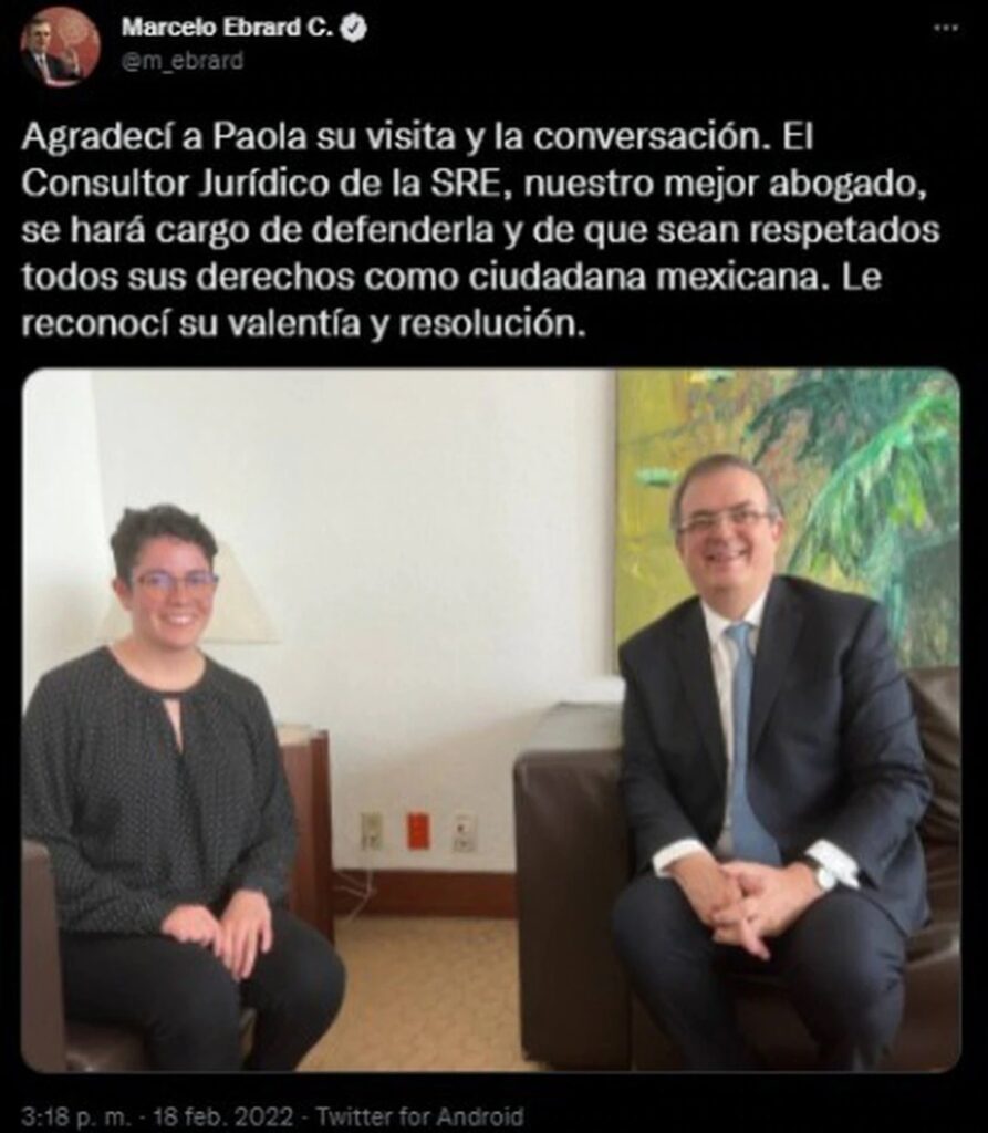 Paola y Marcelo ebard