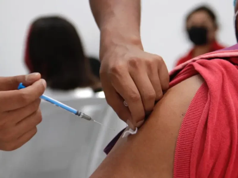 Vacunación anticovid en Puebla.