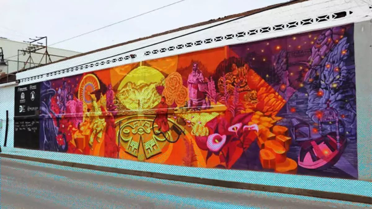Artistas locales realizarán murales regiones en Puebla.