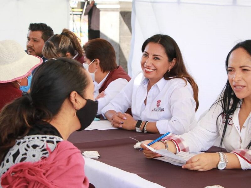 Angélica Alvarado y Liz Sánchez encabezan martes ciudadano en huejotzingo