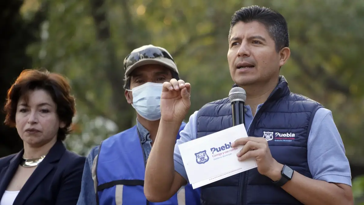 Eduardo Rivera, alcalde de Puebla.