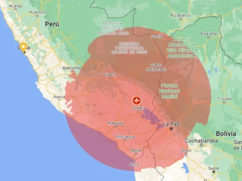 Sismo en Perú.