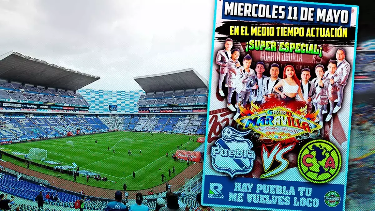 Al estilo del SB, Grupo Maravilla tocará en medio tiempo de Puebla vs América
